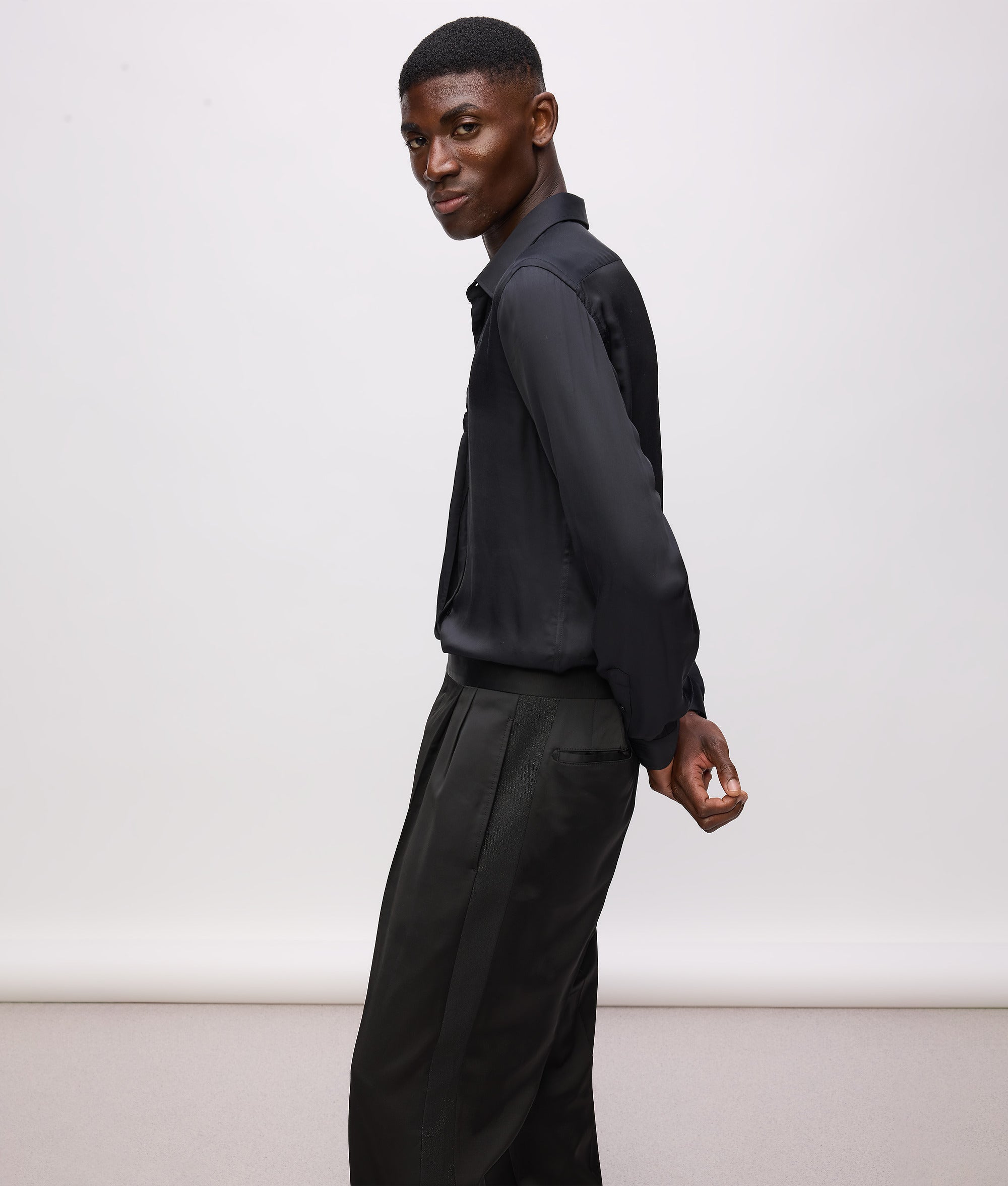 KL Studio satin detail pants - Image 2