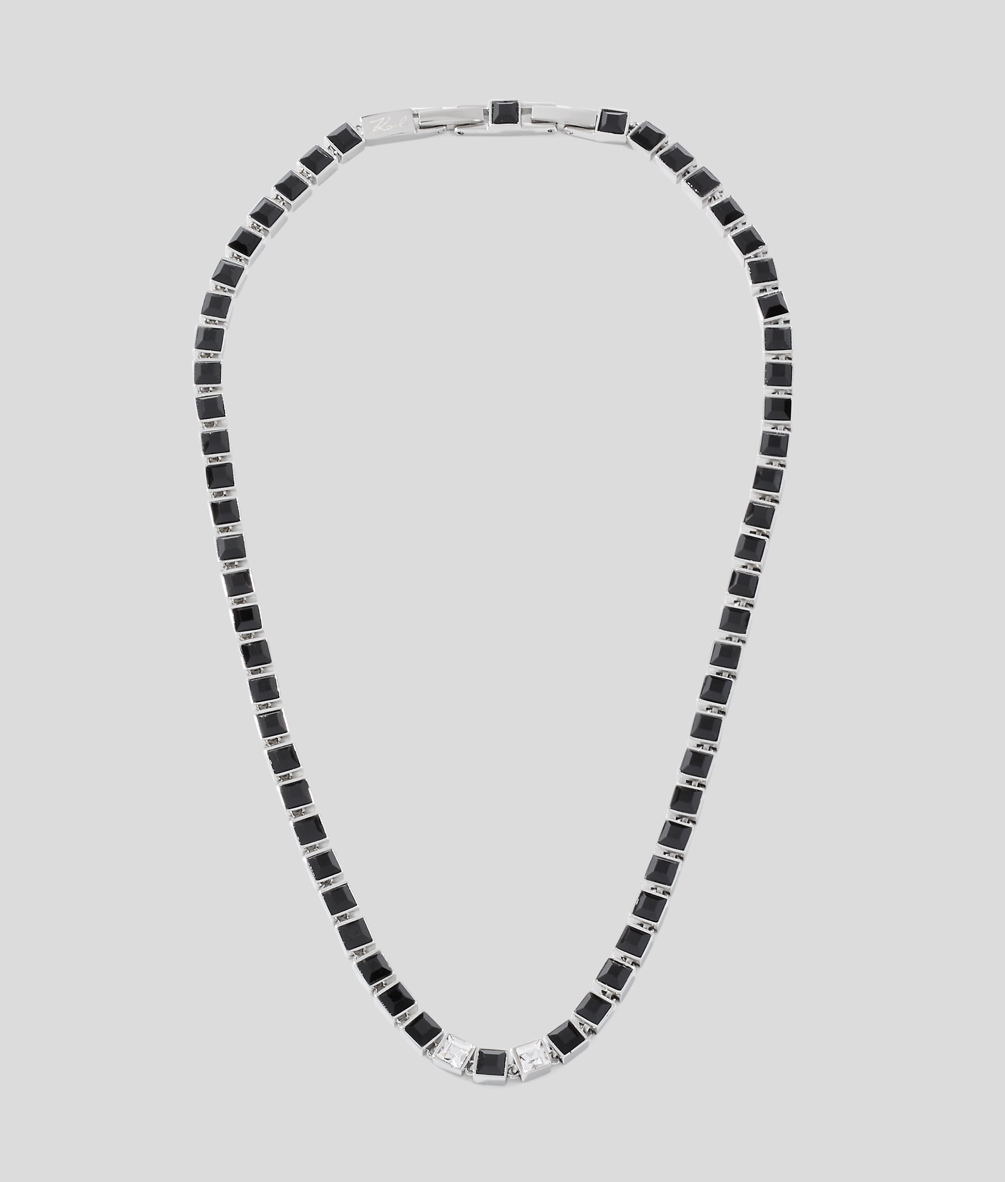 BLACK CRYSTALS NECKLACE